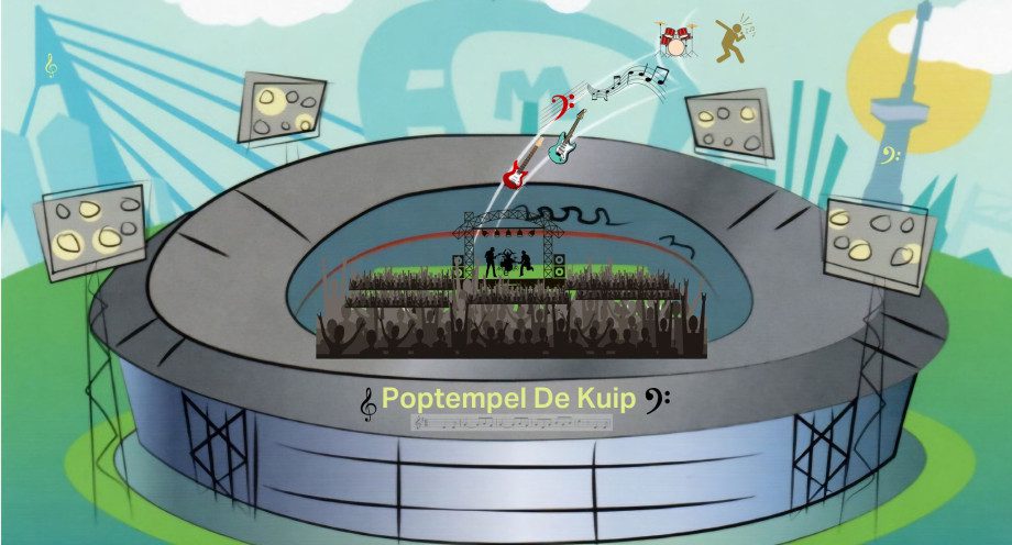 Concerten in De Kuip - muziekgeschiedenis in Rotterdam