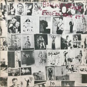 Albumhoes van Rolling Stones – Exile on Main Street (1972), een iconisch dubbelalbum uit hun rockgeschiedenis