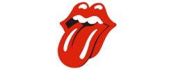Het iconische Rolling Stones-logo: een rode tong die uit een open mond steekt.