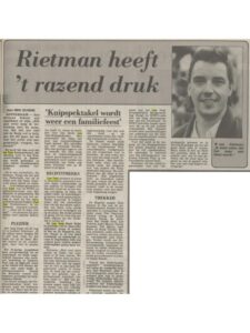 Artikel Algemeen Dagblad- Los Vast Kuipspektakel 1987-07-17